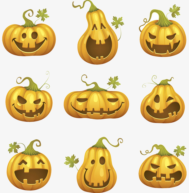 万圣节南瓜头免抠