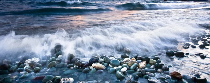 海滩banner背景高清