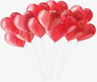 爱心气球免抠