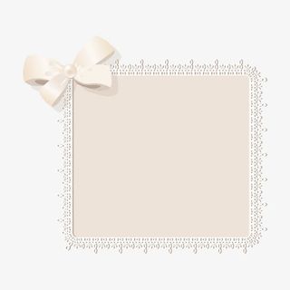 女装店铺布艺装饰淡雅边框免抠