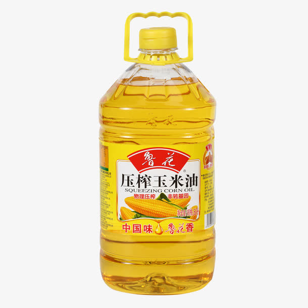鲁花压榨玉米油免抠