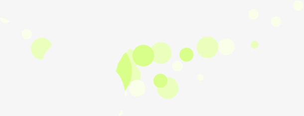 绿色光斑光效装饰元素免抠