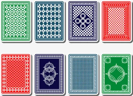 矢量手绘扑克牌免抠标签元素