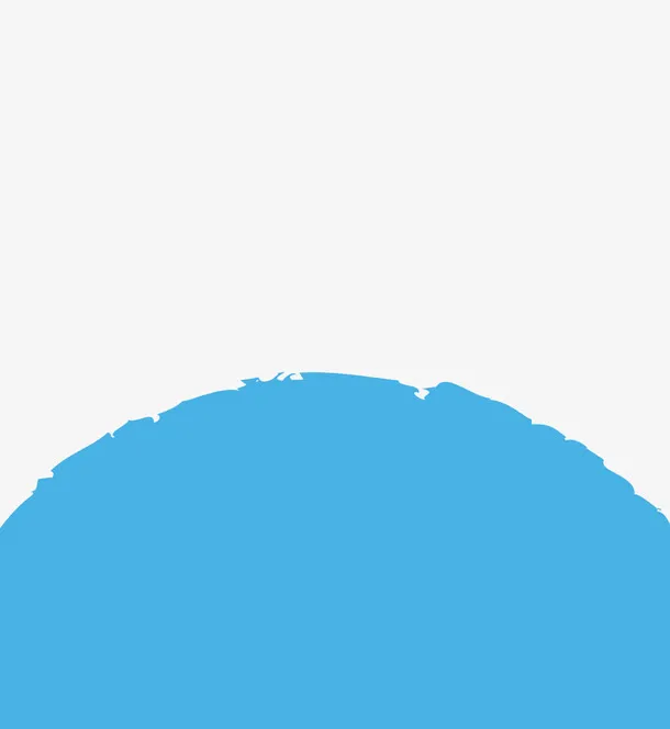 蓝色边框png免抠