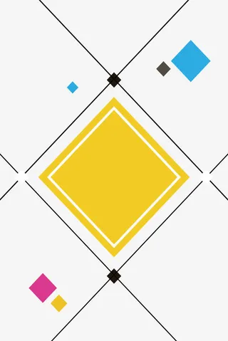 正方形几何背景装饰图