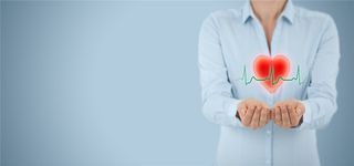 医疗主题心形海报高清