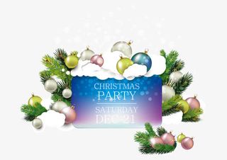 矢量圣诞节公告牌素材免抠