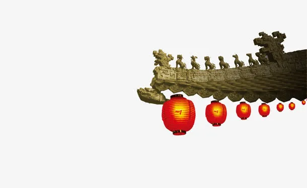 元宵节海报装饰免抠