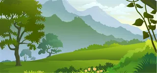 幽静山谷背景高清