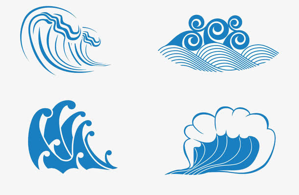 波浪素材免抠