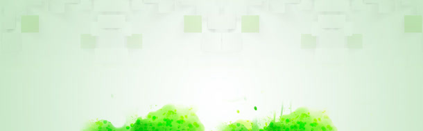 清新绿色背景banner