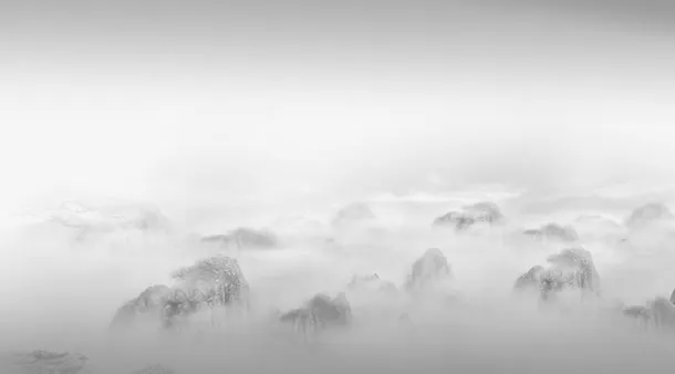 云层 山峦 背景素材