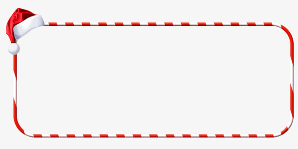 圣诞节装饰元素对话框边框免抠