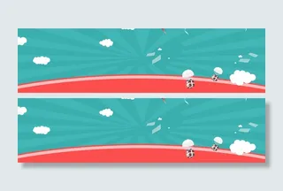 扁平促销背景高清