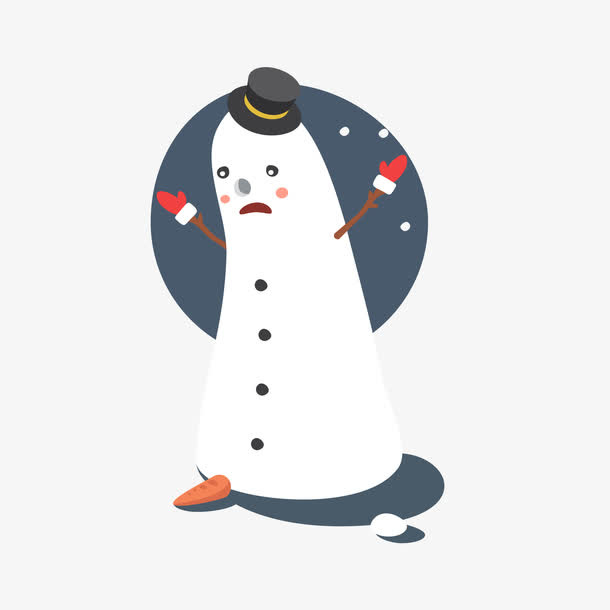 变形雪人免抠