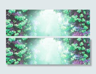 绿色花纹背景高清