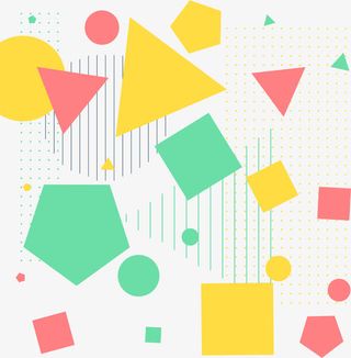 复古流行孟菲斯免抠