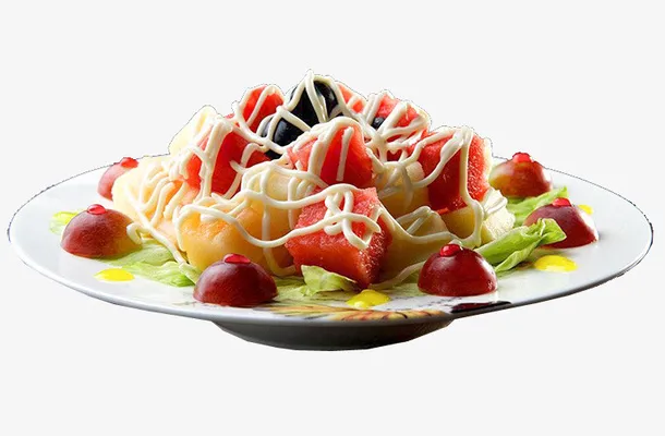 美味水果沙拉PNG免抠