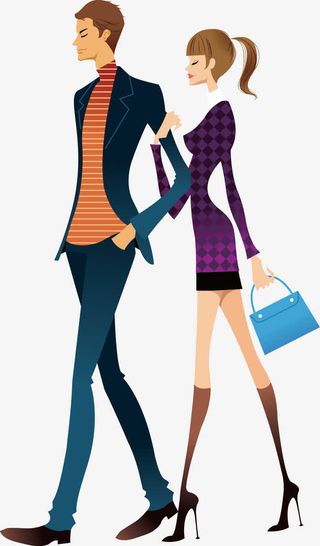 一起购物的情侣免抠