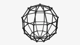 晶格元素 装饰科技 透明材质免抠