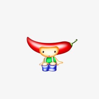 可爱的辣椒人免抠