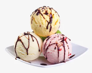 彩球冰淇淋巧克力浆免抠