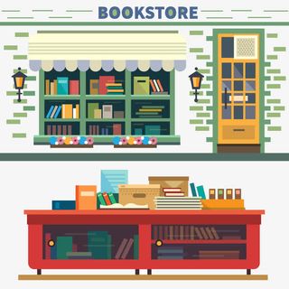 扁平化书籍相关免抠