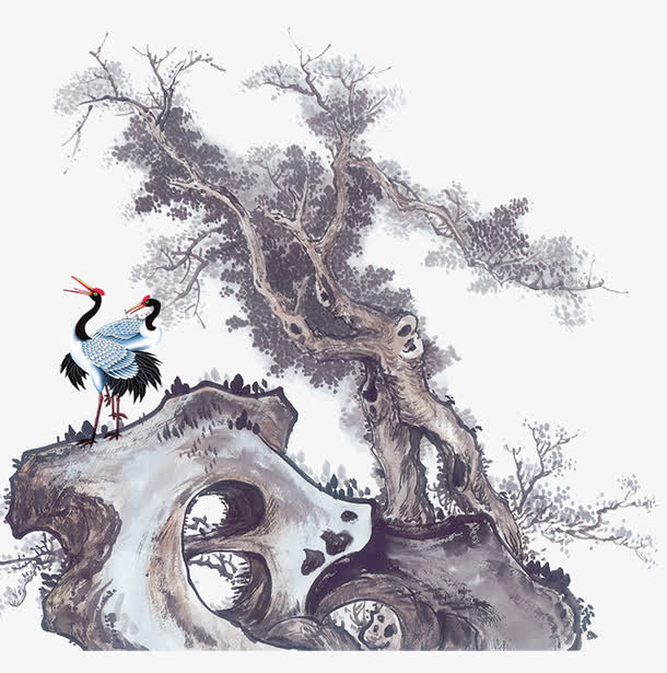 水墨画免抠