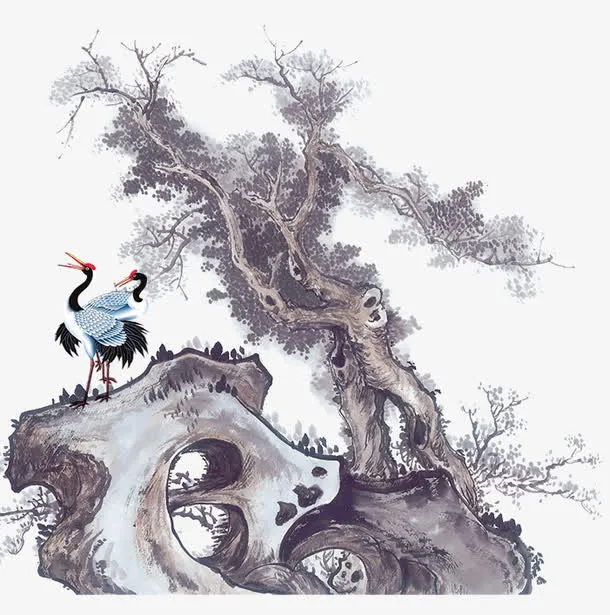水墨画免抠