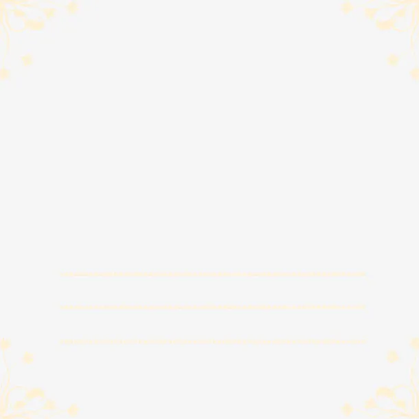 黄色简约边框纹理免抠