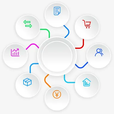 PPT环形结构图素材免抠