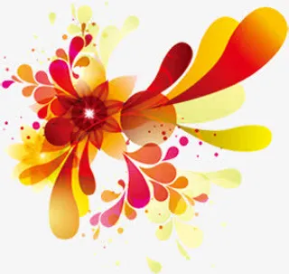 卡通节日烟花装饰元素免抠