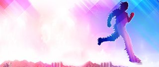 彩色绚丽体育运动背景高清