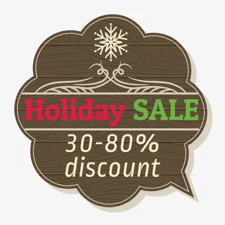 折扣标签 圣诞快乐 促销标签  雪免抠