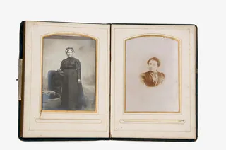 手绘复古相框相册免抠