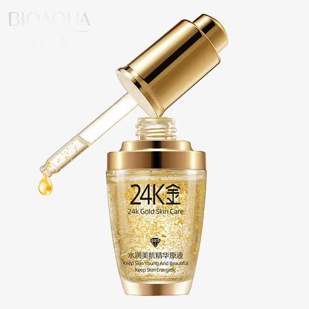 泊泉雅24K臻白精华液产品实物免抠