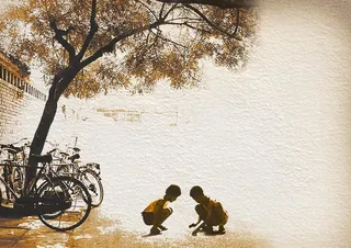 文艺怀旧儿时回忆同学会海报背景psd高清