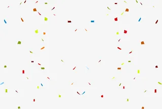 年会礼花碎片免抠