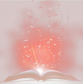 奇妙触发效果魔法书免抠