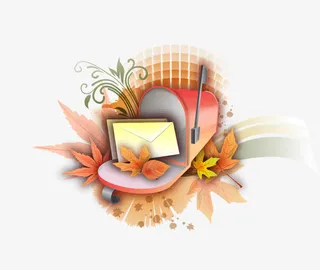 潮流花朵花纹设计免抠