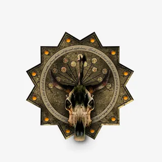 鹿头主题诡异装饰免抠