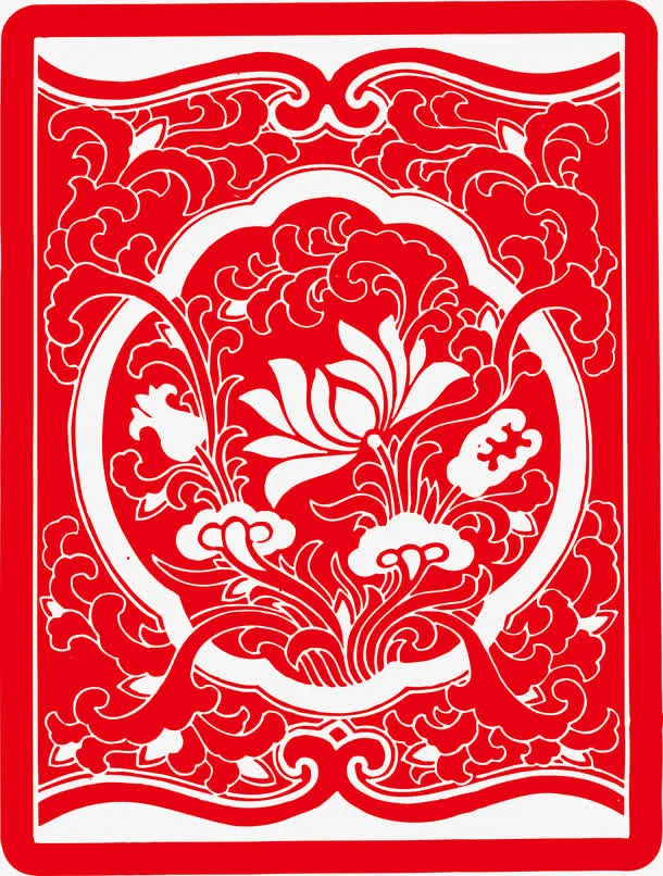 边框花纹剪纸免抠