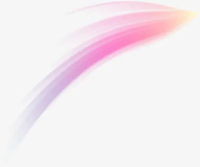 粉色渐变线条设计免抠