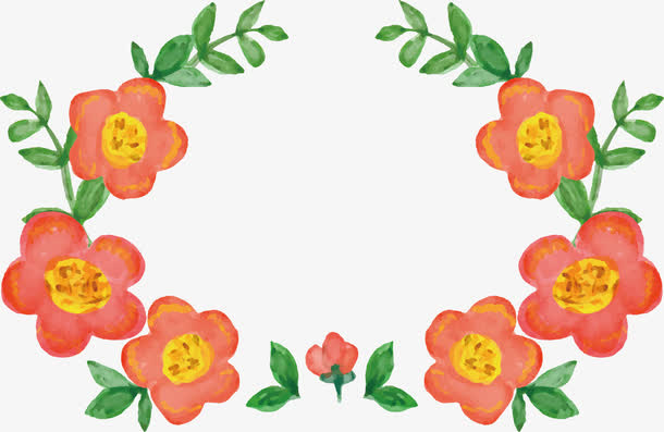 小红花标题框免抠