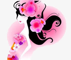 简单人物插画免抠