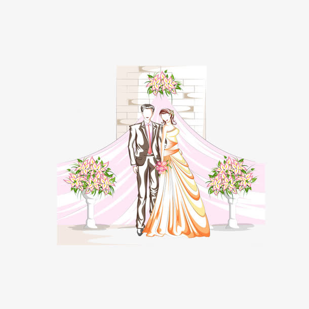 婚礼效果图免抠