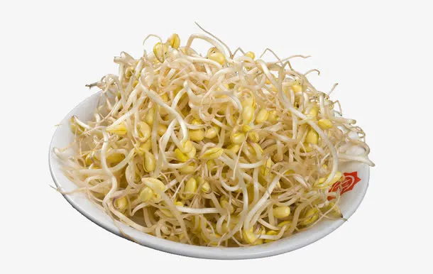 新鲜豆芽免抠