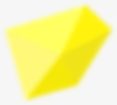 黄色 漂浮元素免抠