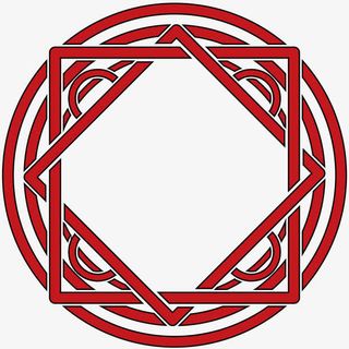 红色中国传统边框免抠