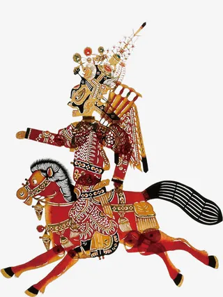 皮影效果元素免抠素材免抠